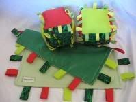 **SALE** Cuddle Blanket and Cloth Blocks Combo