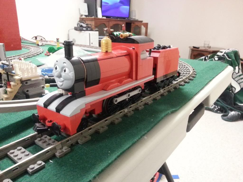 lego james the red engine