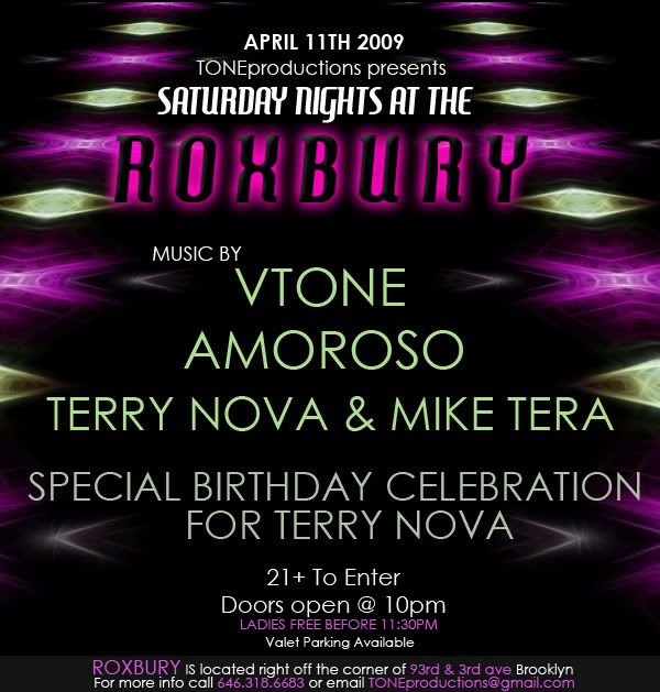 Special Birthday Celebration for Terry Nova Doors Open 10pm