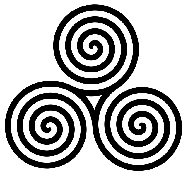 The Triskelion Are Celtic Symbols Commonly Found In The Structure Newgrange