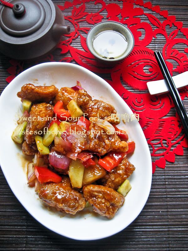 Cantonese Sweet and Sour Pork with Tips