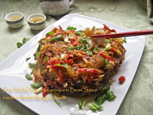 Chinese Pan-fried Dragon Garoupa