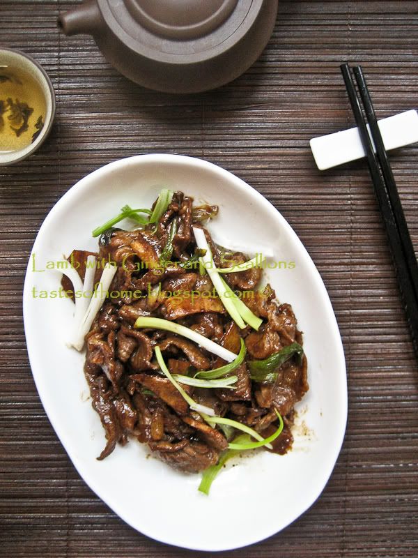 Lamb with Scallions and Ginger Recipe