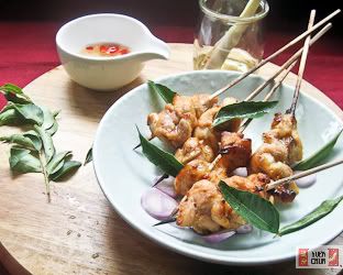 Thai Style Roasted Chicken Satay