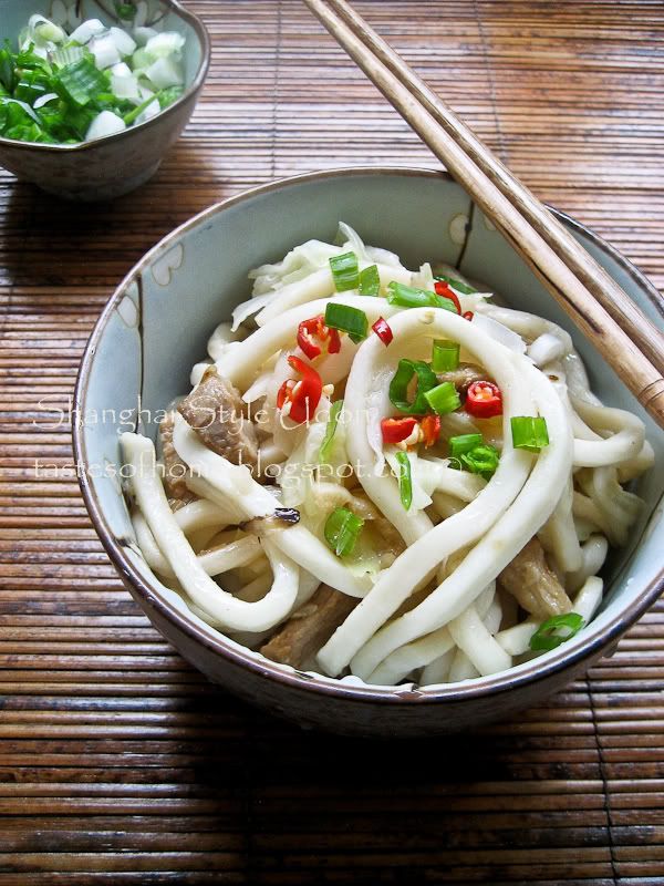 Shanghai Style Udon Recipe