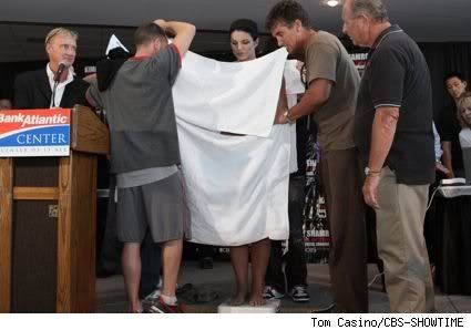 MMA Gina Carano nude towel