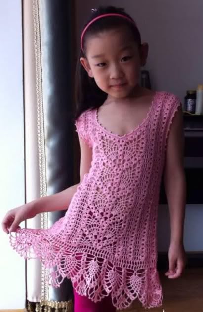 Vestido Croche Infantil