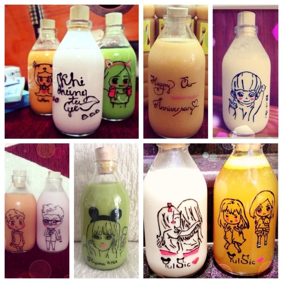 Trà sữa vẽ chibi siêu dễ thương - 1