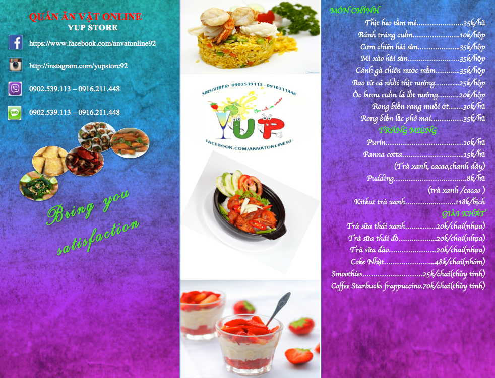 Quán ăn vặt online _ yup store - 6