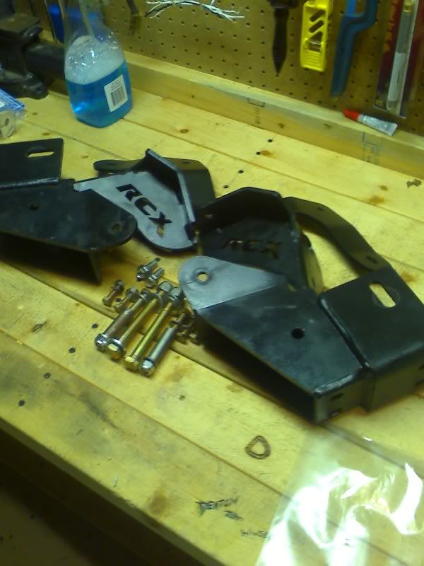 SOLD... Jeep Cherokee XJ 8401 Control Arm Drop brackets and Brace kit