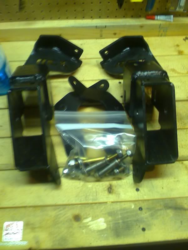 SOLD... Jeep Cherokee XJ 8401 Control Arm Drop brackets and Brace kit 150/BO Great Lakes 4x4