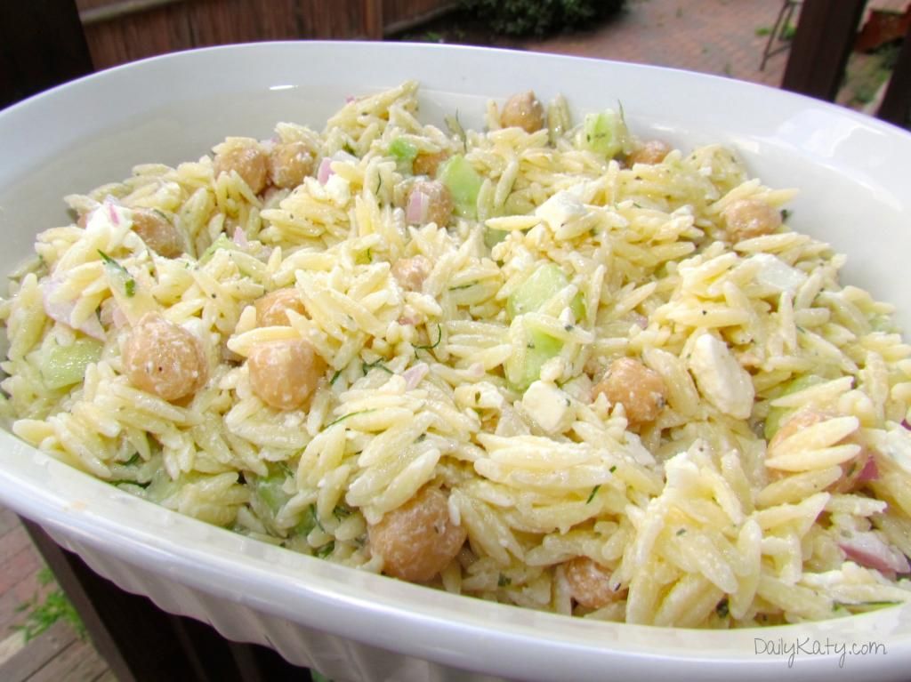 Lemon Dill Orzo Salad