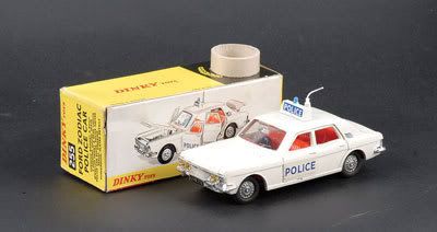 dinky ford zodiac police car