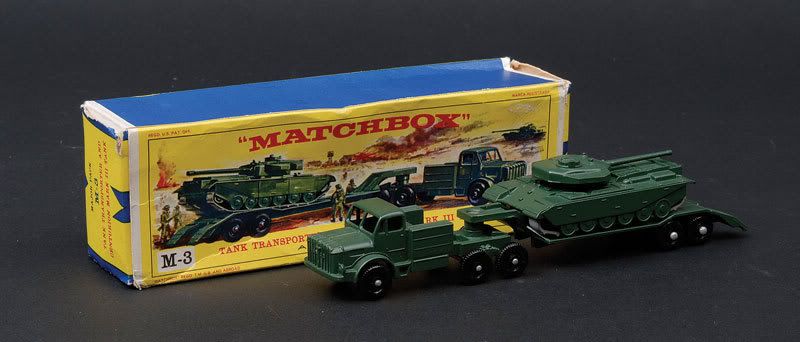 matchbox tank transporter