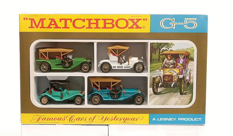 matchbox g5 famous cars of yesteryear