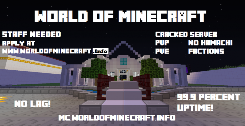 World of Minecraft [1.6.1][Multiworld][Economy][Factions][Pokemons][mcMmo][Hunger-G]