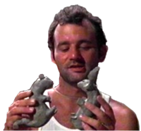 Carl and clay gopher friends