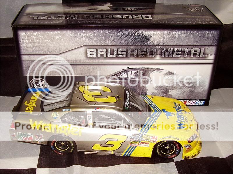 24 2010 #3 WRANGLER DAYTONA RACED WIN BRUSHED METAL DALE EARNHARDT 