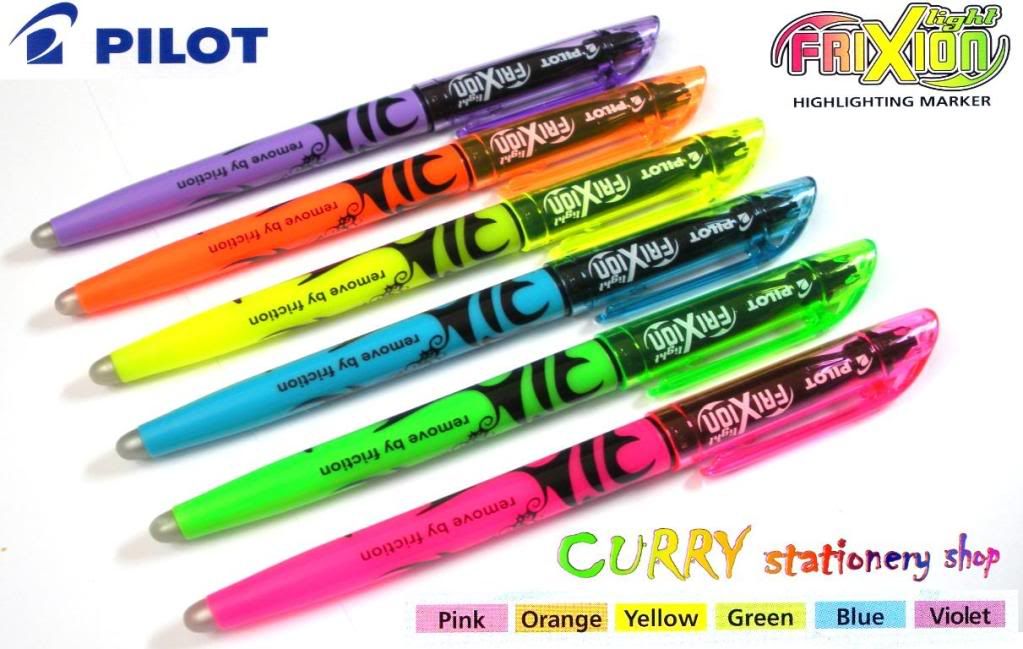 5pcs PILOT FRIXION highlighting marker PINK  