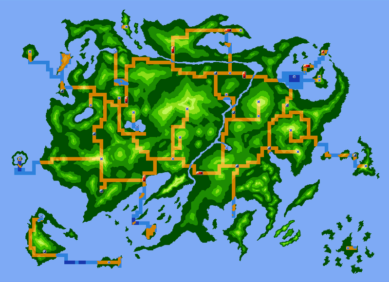 Kanto Region Map Hgss Style