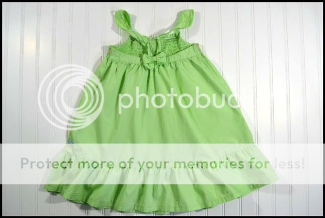 Gymboree 5T POPSICLE PARTY Green Smocked Sun Dress Summer  