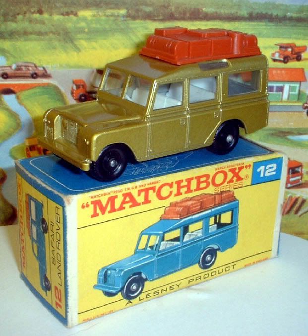 Lesney Matchbox 12c Safari Land Rover