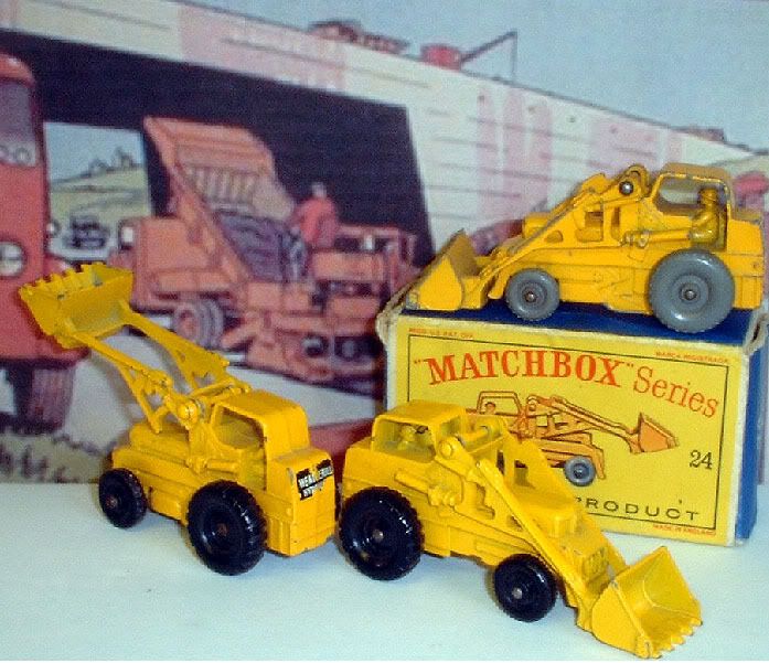 Lesney Matchbox 24b Weatherill hydraulic excavator