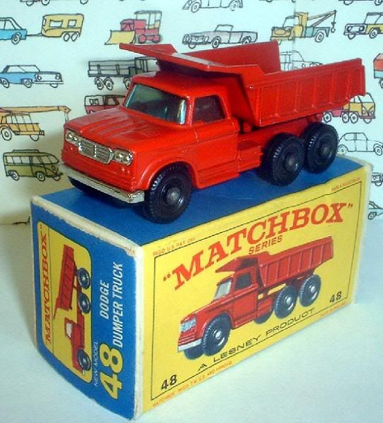 lesney matchbox 48c Dodge dumper truck