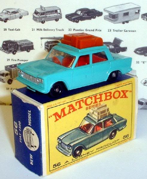 lesney matchbox 56b Fiat 1500