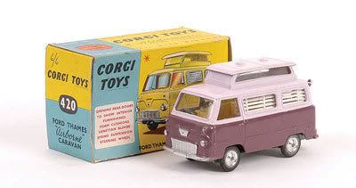 Mettoy Corgi diecast No.420 Ford Thames Caravan 1962-66