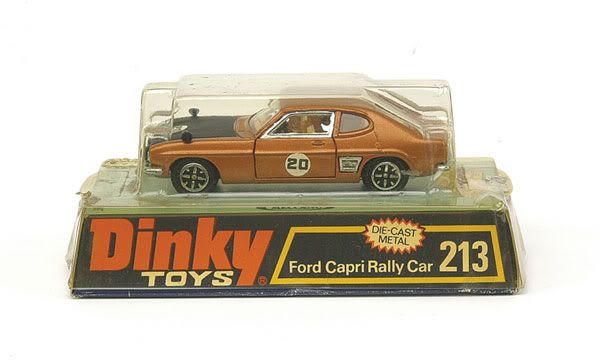 Dinky toys ford capri rally car #3