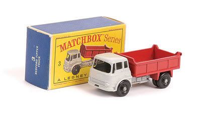 Moko Lesney Matchbox 3b bedford tipper truck