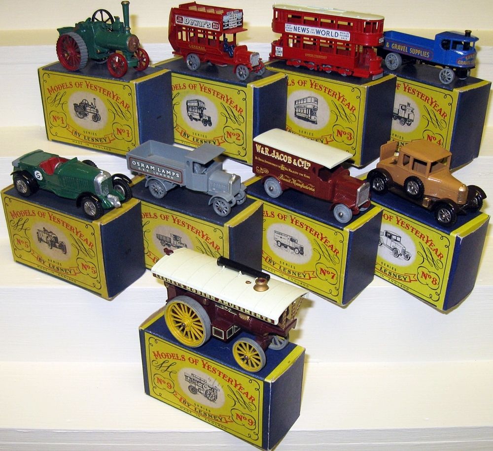 Early Models of Yesteryear boxes