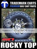 ARM LIFT KIT 12 STI HD2 GLOSS WHEELS & TIRES CLUB CAR PRECEDENT 